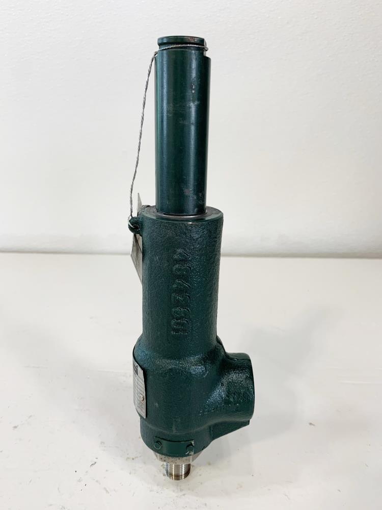 Dresser Consolidated 1/2" x 1" NPT WCC Relief Valve 19096MCF-2-CC-MS-31-MT-FT-LA